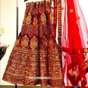 Rani Lehenga By Velour Weddings